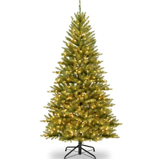 5Ft - 6Ft-National Tree Company 6 1/2' Asbury Fir Slim Hinged