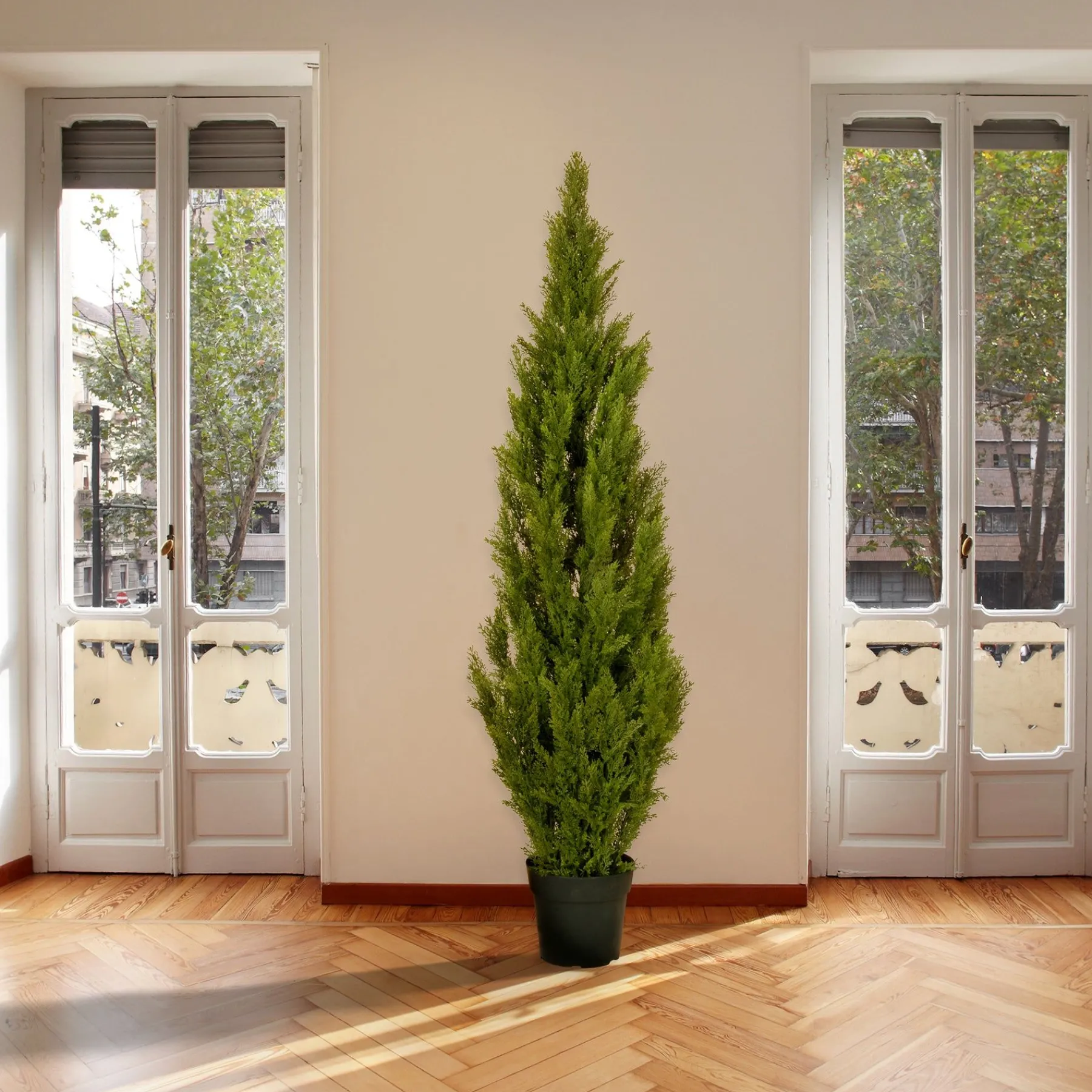 Topiaries / Shurbs-National Tree Company 60" Artificial Arborvitae Tree In Growers Pot