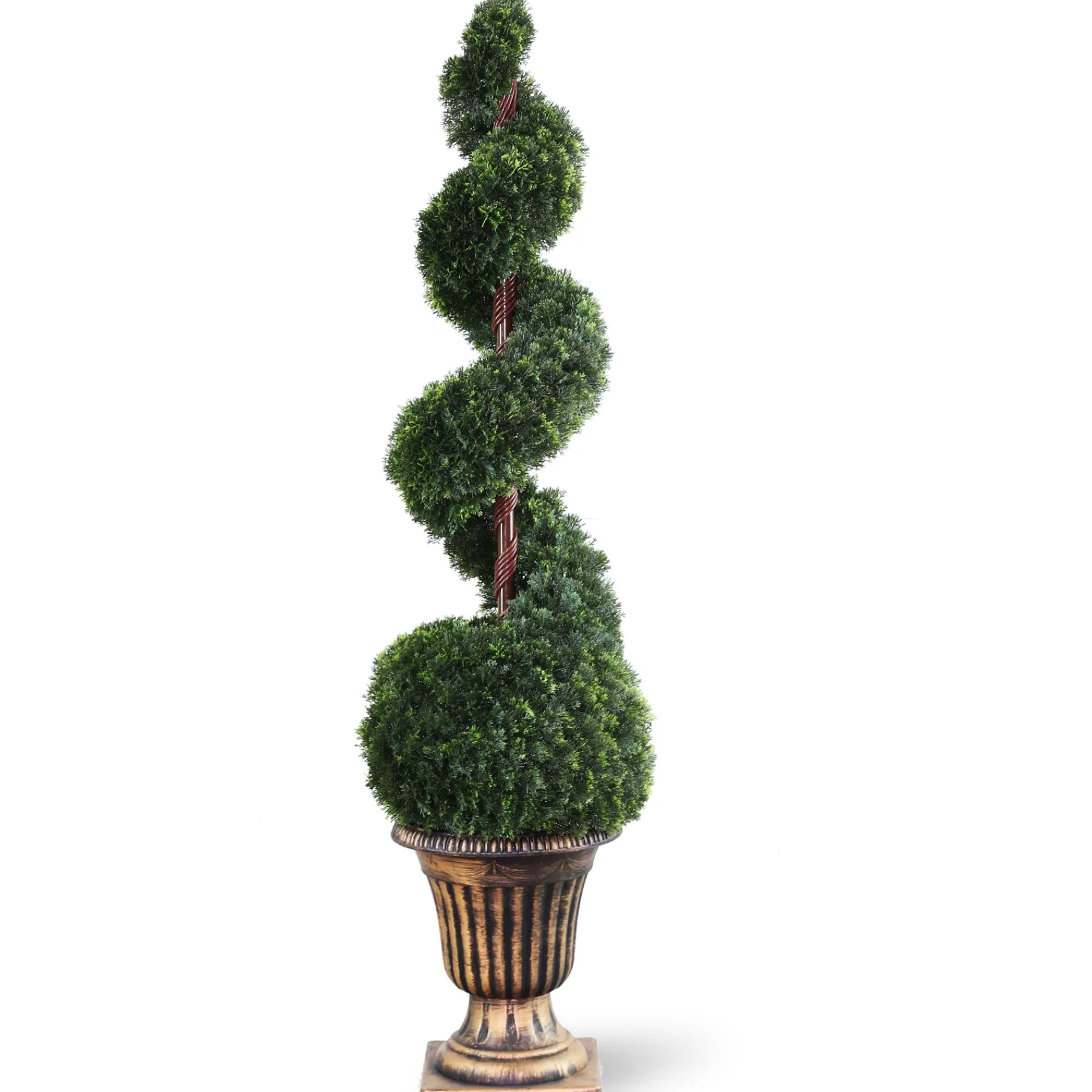 National Tree Company Topiaries / Shurbs^54" Artificial Cedar Spiral Tree