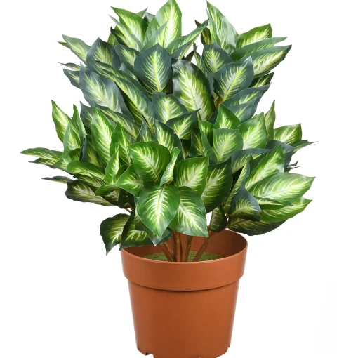 National Tree Company Topiaries / Shurbs^24" Artificial Hosta Plant In Growers Pot