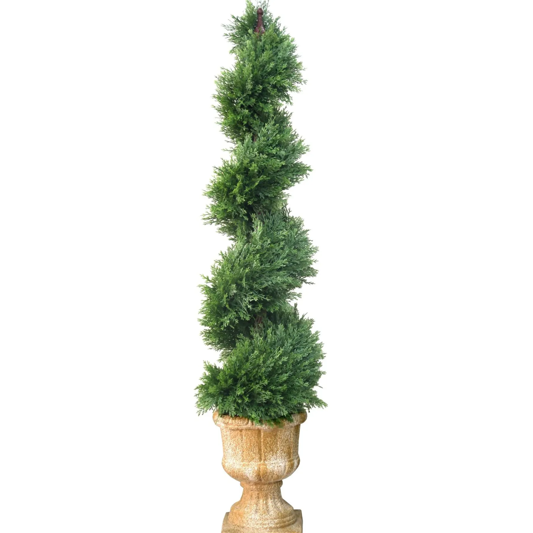 Topiaries / Shurbs-National Tree Company 54" Artificial Juniper Slim Spiral