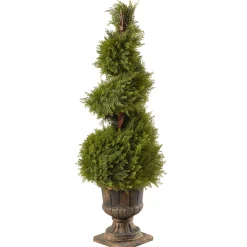 National Tree Company Topiaries / Shurbs^48" Artificial Juniper Spiral