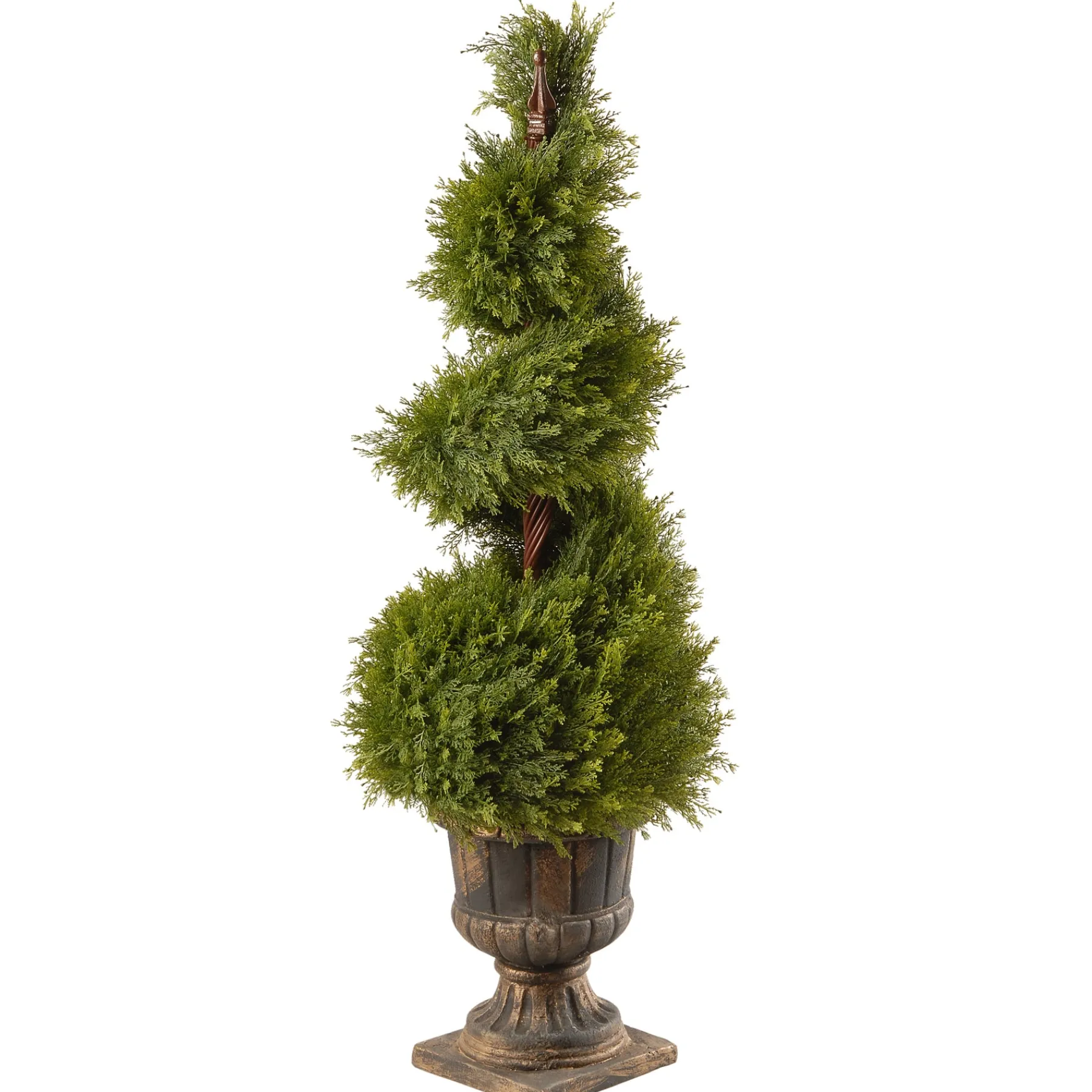 National Tree Company Topiaries / Shurbs^48" Artificial Juniper Spiral