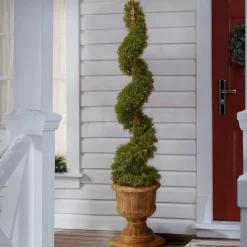 Topiaries / Shurbs-National Tree Company 48" Artificial Juniper Spiral