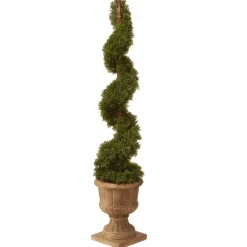 National Tree Company Topiaries / Shurbs^48" Artificial Juniper Spiral