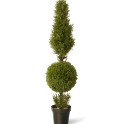National Tree Company Topiaries / Shurbs^60" Artificial Juniper Spiral