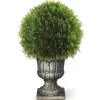National Tree Company Topiaries / Shurbs^27" Artificial Upright Juniper Ball Topiary