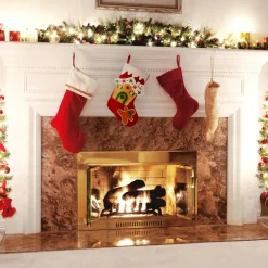 Christmas Accessories-National Tree Company 20" Be Merry Collection Gingerbread House Stocking
