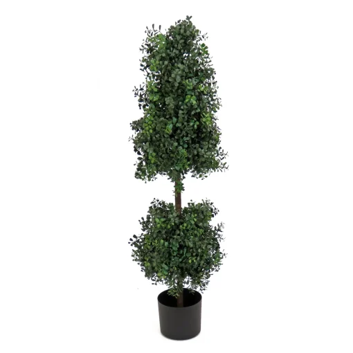 Topiaries / Shurbs-National Tree Company 4 Ft. Boxwood Cone And Ball Topiary In Nursery Pot