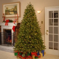 National Tree Company Full^7.5 Ft. Downswept Douglas® Fir Tree With Dual Color® Led Lights