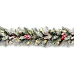 7' To 10' Garland-National Tree Company 9 Ft. Dunhill(R) Fir Garland With Clear Lights
