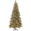 7Ft - 9Ft-National Tree Company 7.5 Ft. Dunhill(R) Fir Slim Tree With Clear Lights