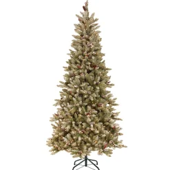 7Ft - 9Ft-National Tree Company 7.5 Ft. Dunhill(R) Fir Slim Tree With Clear Lights