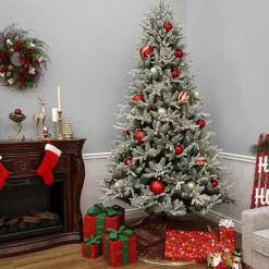 7Ft - 9Ft-National Tree Company 7.5 Ft Holliston Tree