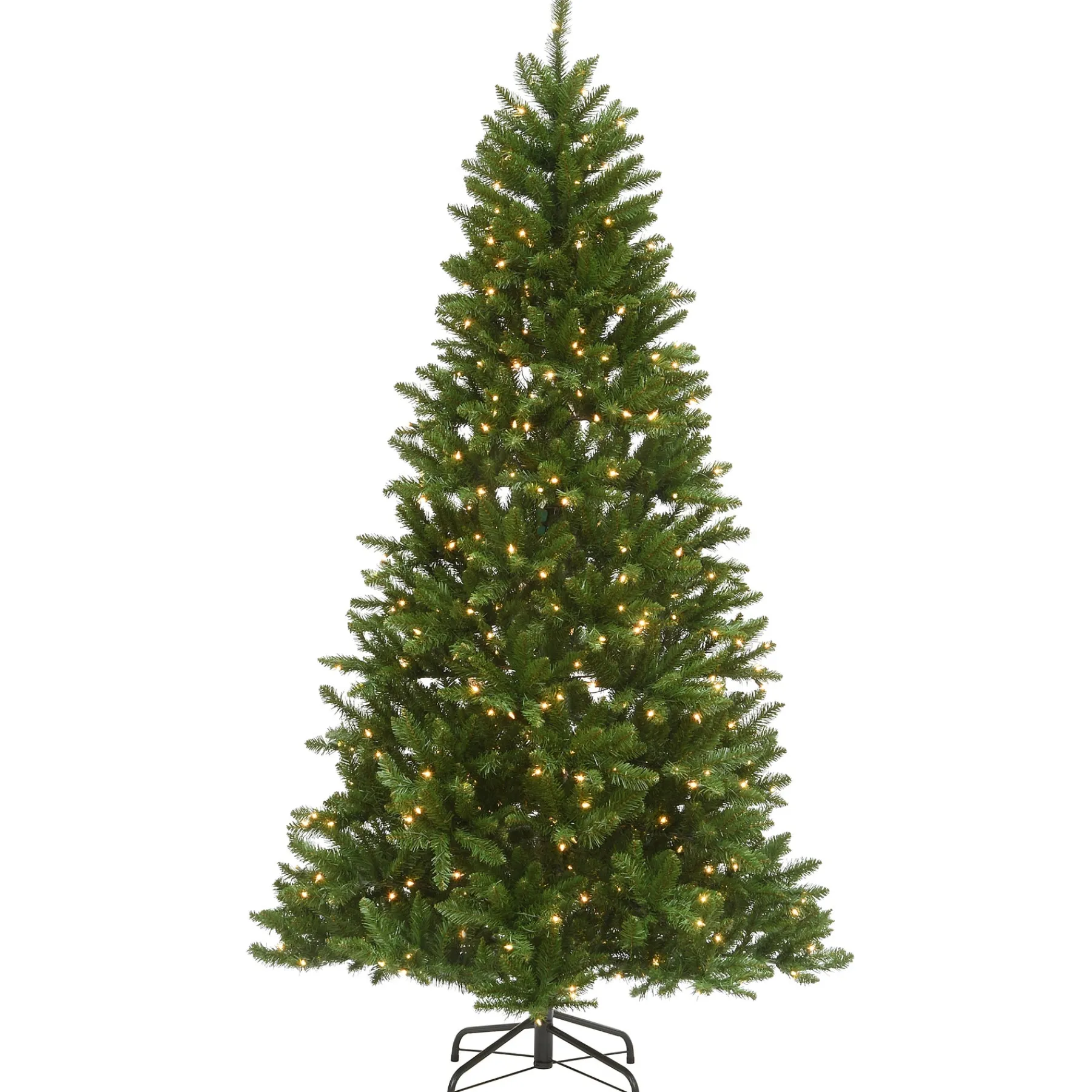 National Tree Company Full^9 Ft. Peyton Spruce Tree With Clear Lights