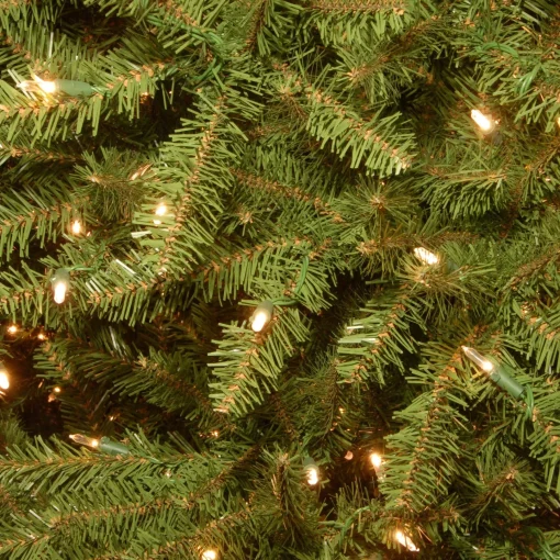 7Ft - 9Ft-National Tree Company 7.5 Ft Powerconnec(Tm) Dunhill Fir Tree With Clear Lights