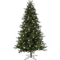 7Ft - 9Ft-National Tree Company 7.5 Ft Pre-Lit Aspen Pine Tree With Led Lights