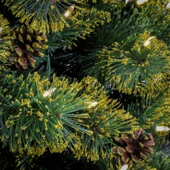 Full-National Tree Company 7 Ft Pre-Lit Maine Pine Tree With Led Lights