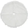 Christmas Tree Skirt-National Tree Company 48" General Store Collection White High Pile Tree Skirt