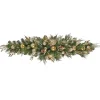 Christmas Greenery-National Tree Company 60" Hgtv Home Collection Champagne Wishes Mantle Swag