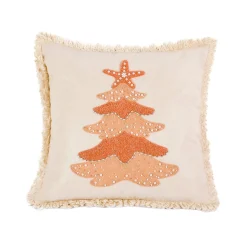 Christmas Textile-National Tree Company 18 Hgtv Home Collection Coastal Christmas Pillow