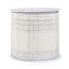 Christmas Accessories-National Tree Company 3" Hgtv Home Collection Double-Fused Silver Plaid Ribbon