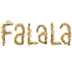 Christmas Accessories-National Tree Company 7" Hgtv Home Collection Fa La La Wall Decoration
