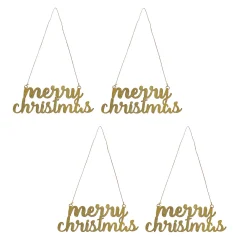 Christmas Ornament-National Tree Company 9" Hgtv Home Collection Merry Christmas Metal Ornament Set