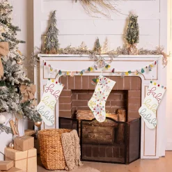 3' To 6' Garland-National Tree Company 72" Hgtv Home Collection Multicolor Boho Garland