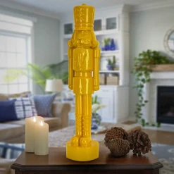 Christmas Accessories-National Tree Company 24" Hgtv Home Collection Nutcracker Christmas Decor, Yellow