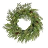 25" To 36" Wreath-National Tree Company 26" Hgtv Home Collection Pre-Lit Cozy Winter Cedar Wreath