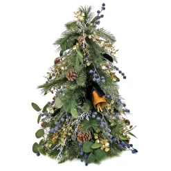 Christmas Greenery-National Tree Company 26" Hgtv Home Collection Swiss Chic Topiary Tree