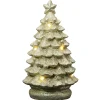 Christmas Accessories-National Tree Company 10" Lighted Gold Christmas Tree Decor