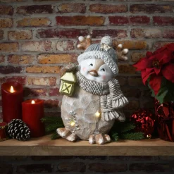 Christmas Accessories-National Tree Company 16" Lighted Penguin Figurine