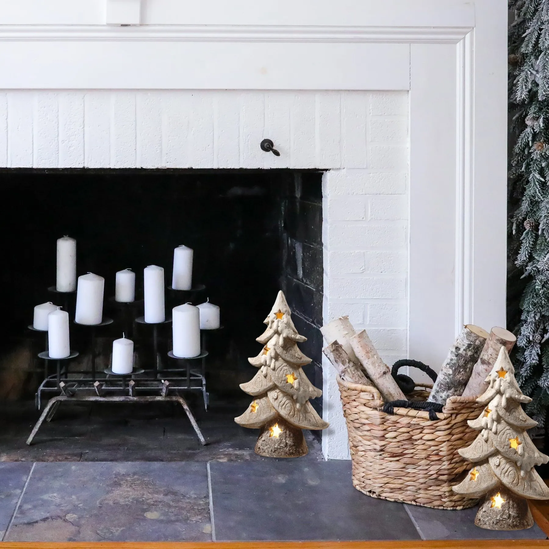 Christmas Accessories-National Tree Company 17" Lighted Tree Decor Piece