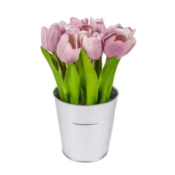 National Tree Company Flower Bouquets^9" Mauve Tulip Bouquet