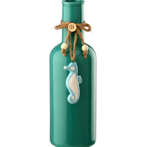 National Tree Company Home & Garden Decor^9" Porcelain Vase With Seahorse