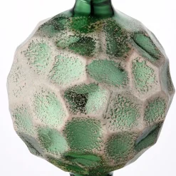 Christmas Accessories-National Tree Company 15" Sage Green Glass Christmas Tree Topper