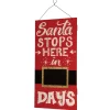 Christmas Accessories-National Tree Company 22" Santa Countdown Wall Art