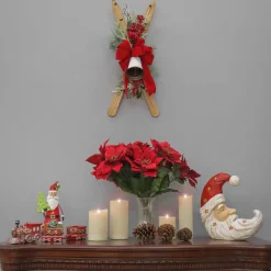 Christmas Greenery-National Tree Company 28" Ski'S With Pine And Berry Plastic Swag