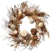 Harvest Wreath-National Tree Company 28" White Accent Autumn Wreath