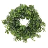 Greenery Wreaths-National Tree Company Artificial 16" Spring Button Leaf Table Wreath