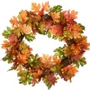 Harvest Wreath-National Tree Company Artificial Autumn Wreath, Decorated With Pinecones, Berry Clusters, Oak Leaves, Autumn Collection, 24 In