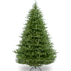 Full-National Tree Company Artificial Christmas Tree, Norway Fir, Green, Includes Stand, 7 Feet