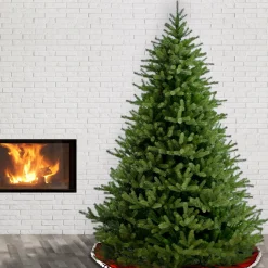 Full-National Tree Company Artificial Christmas Tree, Norway Fir, Green, Includes Stand, 7 Feet