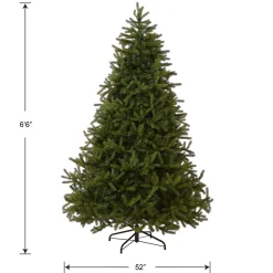 Full-National Tree Company Artificial Christmas Tree, Norway Fir, Green, Includes Stand, 6.5 Feet