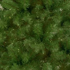 7Ft - 9Ft-National Tree Company Artificial Christmas Tree, Canadian Grande Fir, Green, White Lights, Includes Metal Base, 7.5 Feet