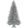 10Ft And Taller-National Tree Company Artificial Crystal Pine Hinged Christmas Tree, Pre-Lit With Dual Colored Led Lights, Plug In, 10 Ft
