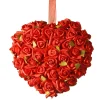 Valentine'S Day Wreath-National Tree Company Artificial Floral Heart, Red, Decorated With Roses, Valentine'S Day Collection, 7 Inches