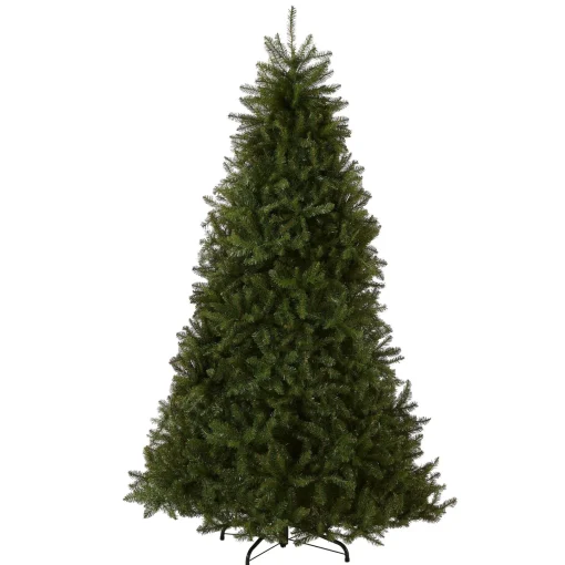Full-National Tree Company Artificial Full Christmas Tree, Green, Dunhill Fir, Includes Stand, 9 Feet